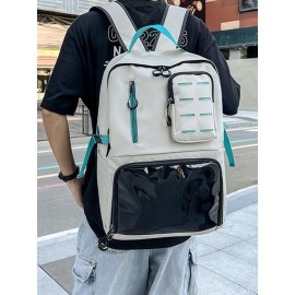 Streetwear High-capacity College Student School Backpack