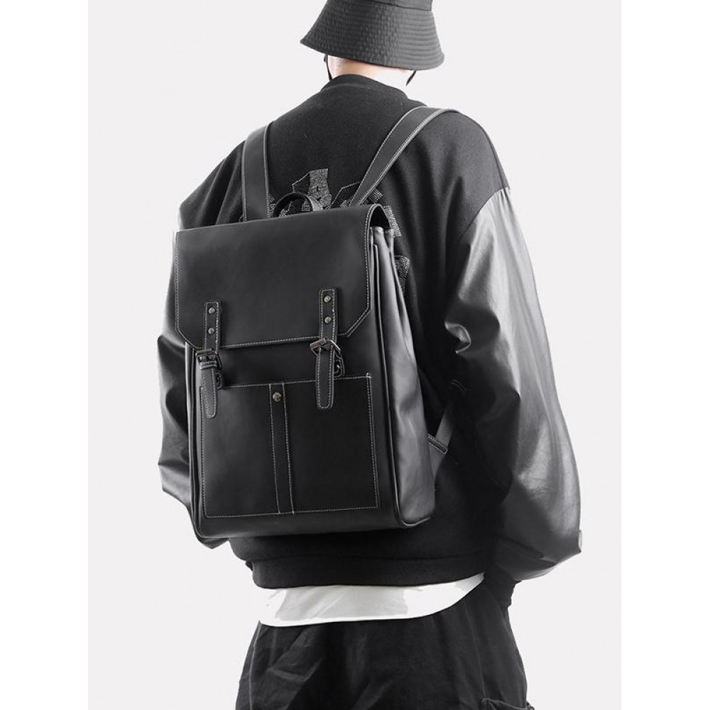 Buckle Laptop Backpack