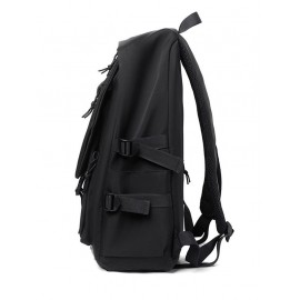 High-capacity Simple Style Buckle Strap Students College Backpack for Women and Men