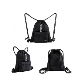 Simple Style Letter Pattern Waterproof Drawstring Studentss Foldable Backpack for Men and Women