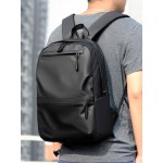 Solid Color Minimalist Large Capacity Business Backpack