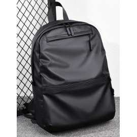 Solid Color Minimalist Large Capacity Business Backpack