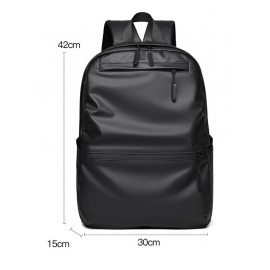 Solid Color Minimalist Large Capacity Business Backpack