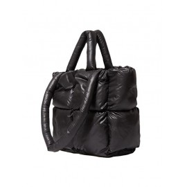 Women's Minimalist Quilted Padded Soft Solid Color Puffer Tote Bag