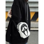 Halloween Ghostly Skull Pattern Crossbody Phone Bag for Women and Men