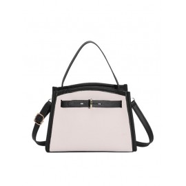 Colorblock Tote Crossbody Bag