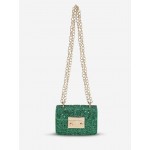 Chain Strap All Over Rhinestone Bag