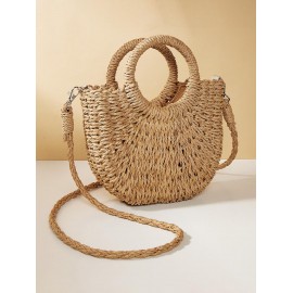 Straw Raffia Beach Crossbody Bag