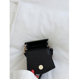 Mini Squins Flap Crossbody Bag