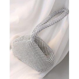 Rhinestones Embellished Evening Party Clutches Bag