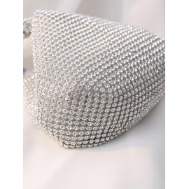 Rhinestones Embellished Evening Party Clutches Bag