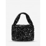 Shine Sparkly Sequined Party Tote Handbag