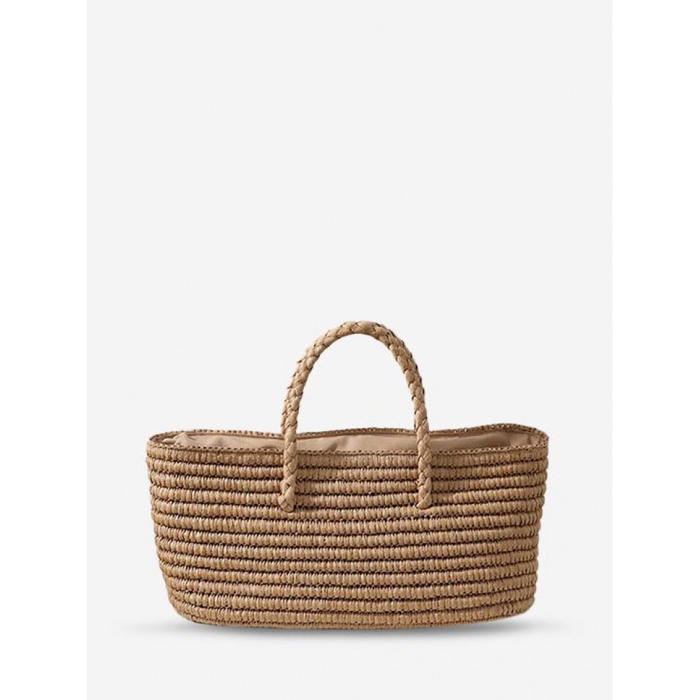 Beach Vacation Straw Tote Bag